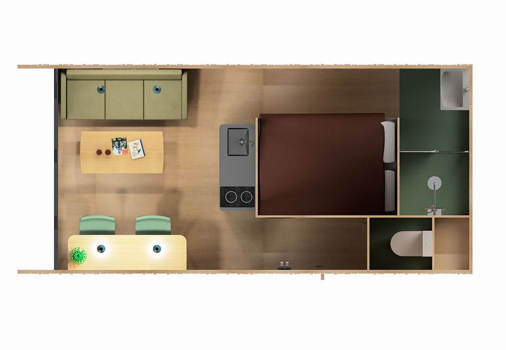 Minimalist tiny house